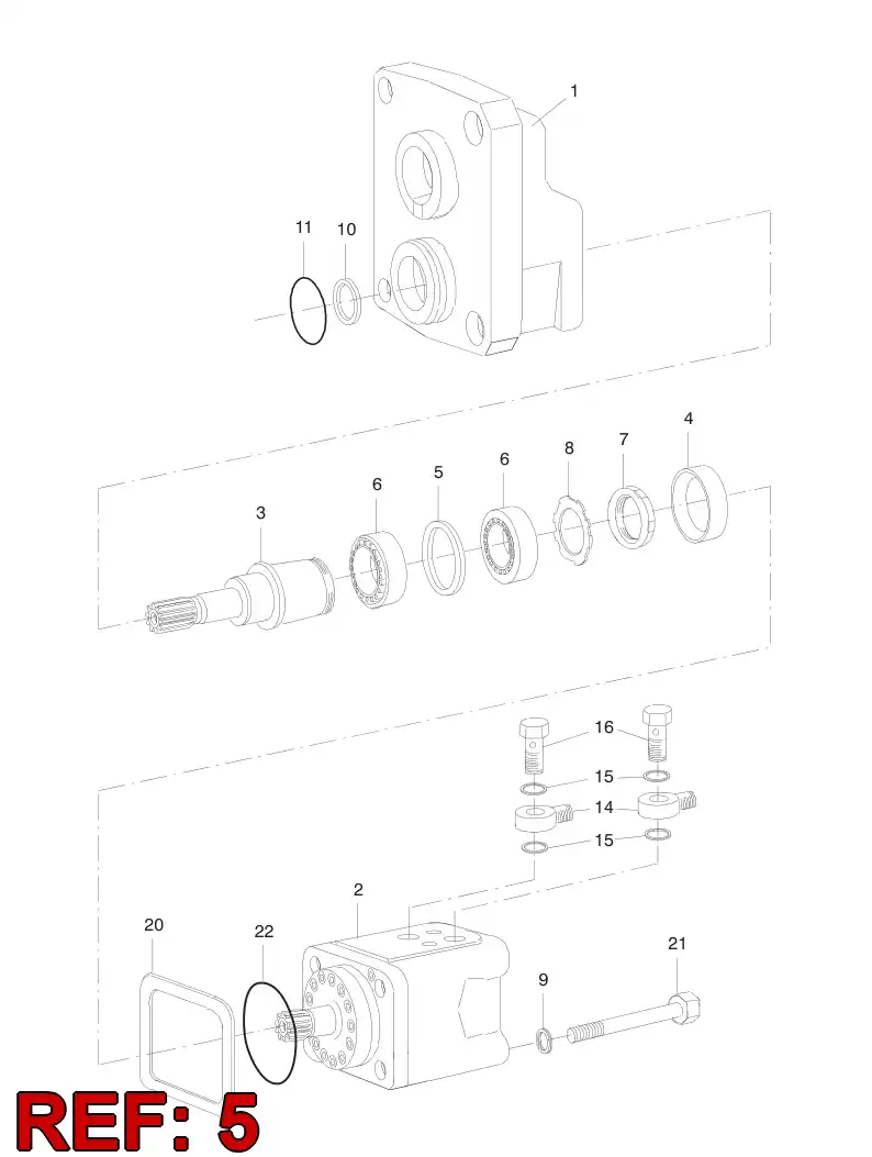 15039708 150 397 08 BUSHING - Sandvik Technical Drawing