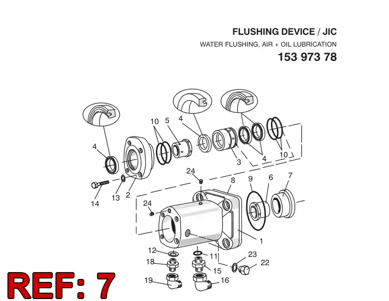 15042368 150 423 68 Bushing, Shank - Sandvik Technical Drawing