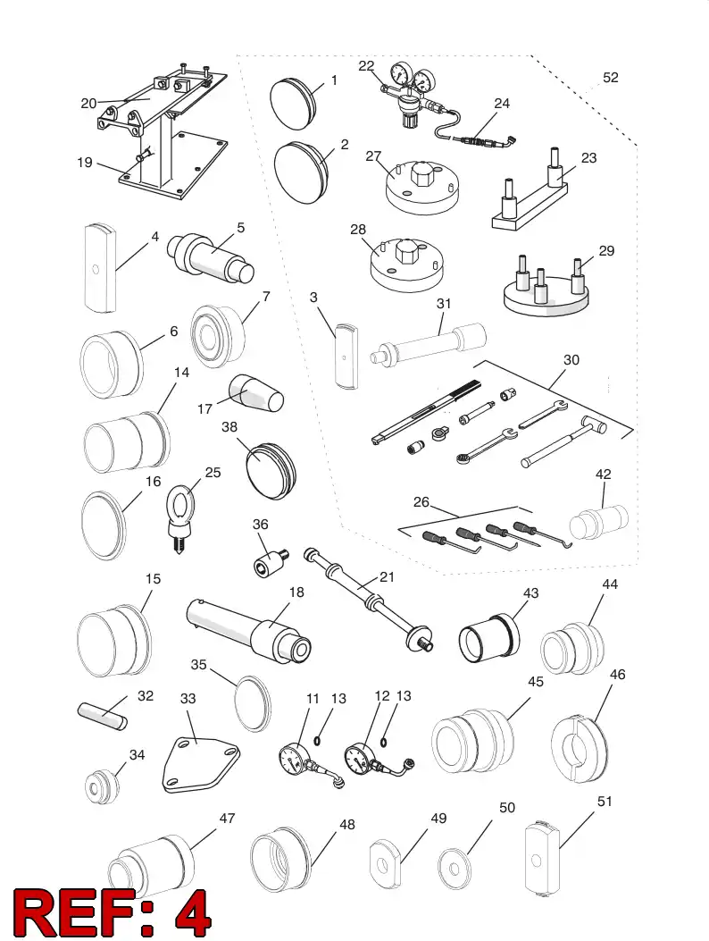 15067498 150 674 98 HANDLE - Sandvik Technical Drawing