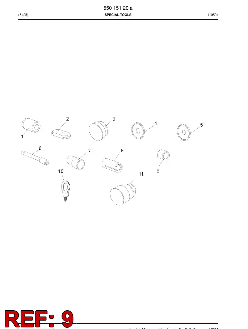 15067928a 150 679 28a Punch - Sandvik Technical Drawing