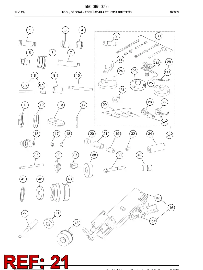 15068098b 150 680 98b PUNZN - Sandvik Technical Drawing