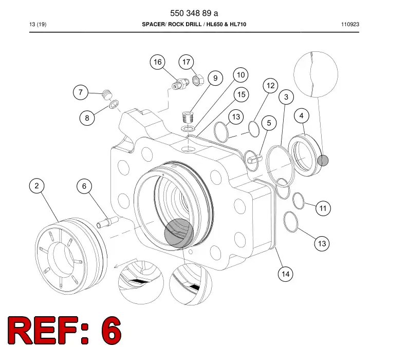 15070738a 150 707 38a Pin, Dowel - Sandvik Technical Drawing