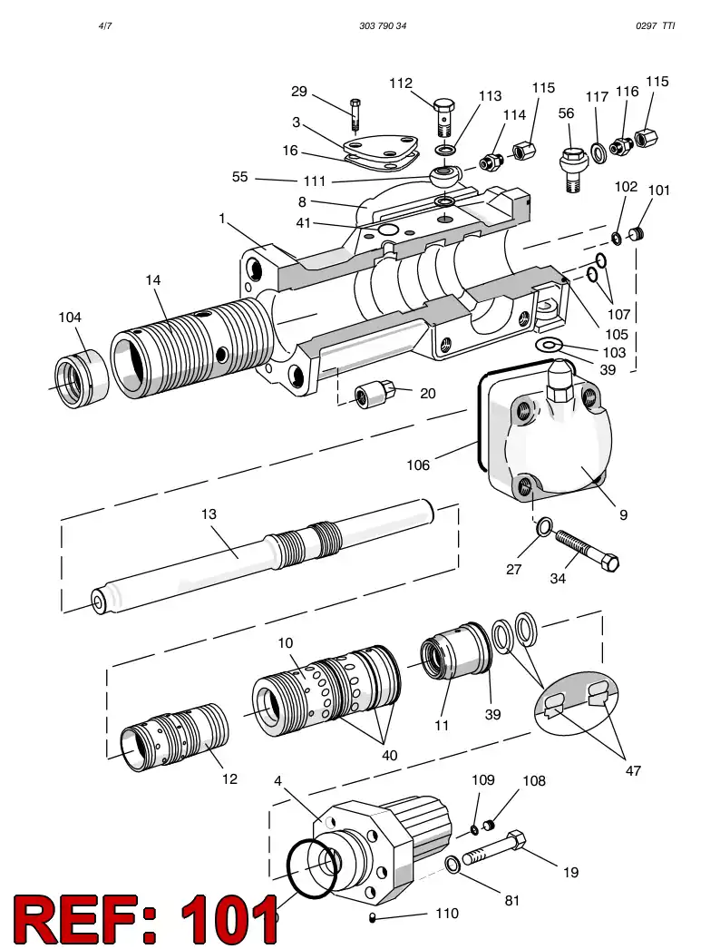 15070868 150 708 68 PLUG - Sandvik Technical Drawing