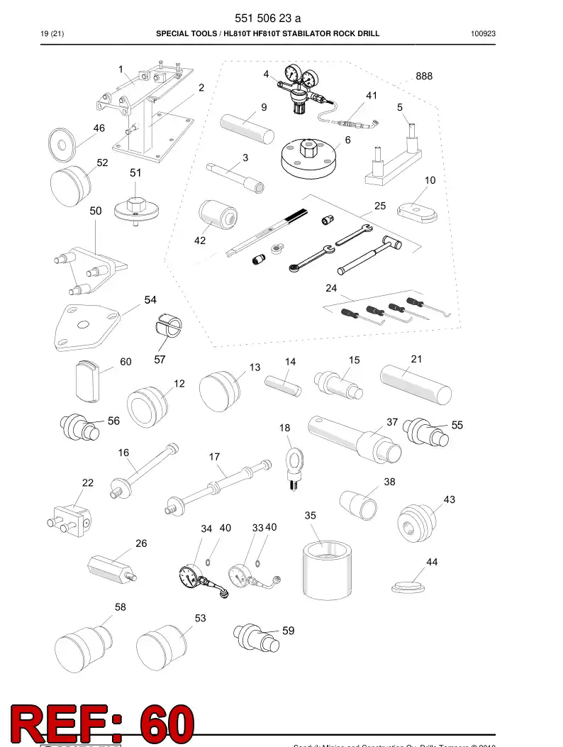 15079158a 150 791 58a PUNCH - Sandvik Technical Drawing