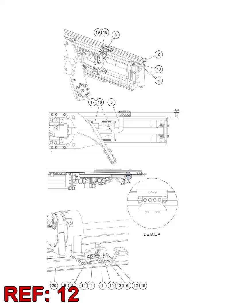 15079300 150 793 00 Hexagon head screw - Sandvik Technical Drawing
