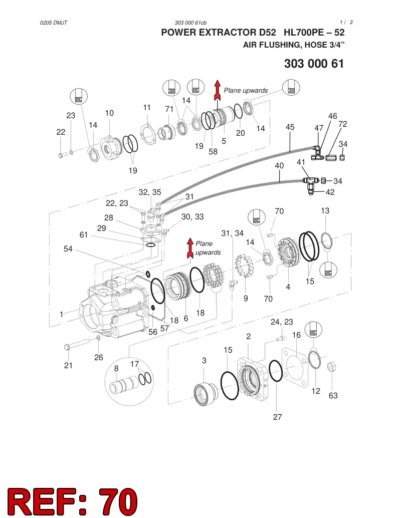 15079568 150 795 68 GUIDE PIN - Sandvik Technical Drawing