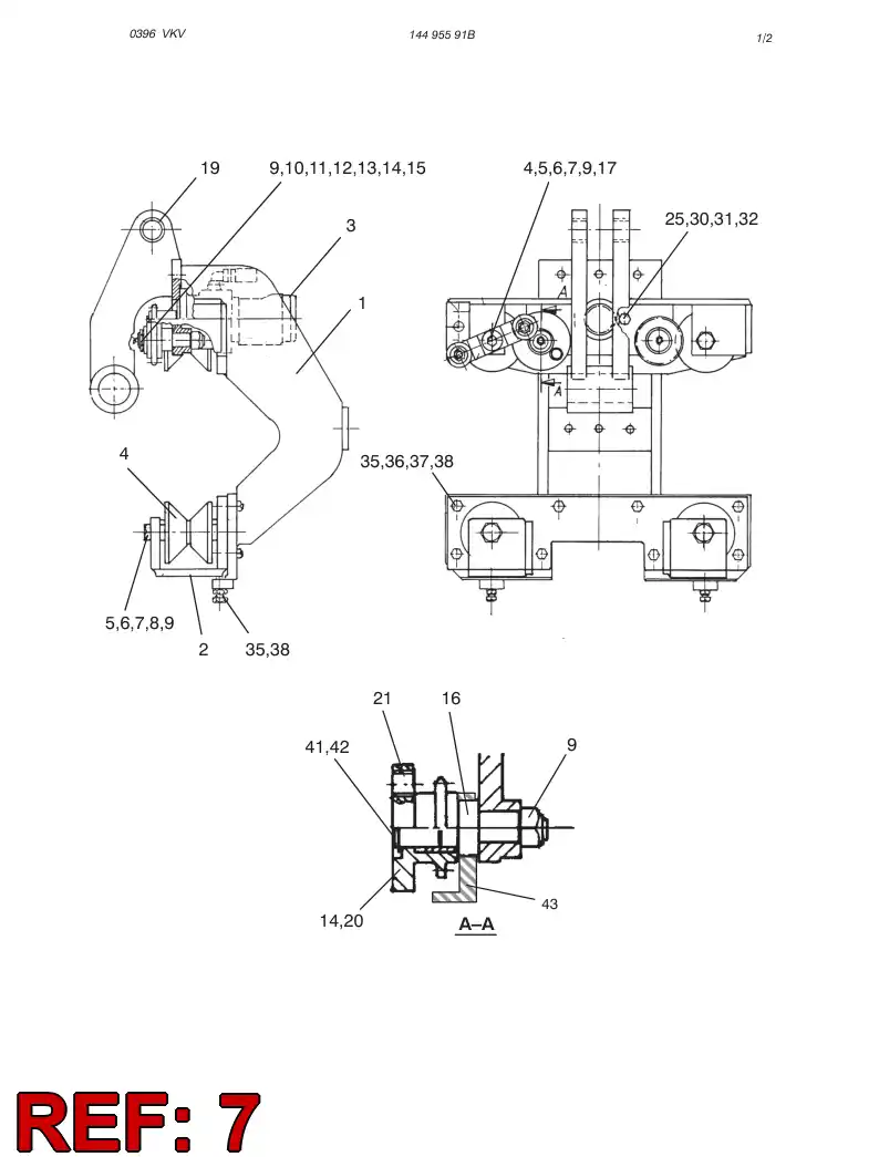 15134778 151 347 78 Bushing - Sandvik Technical Drawing