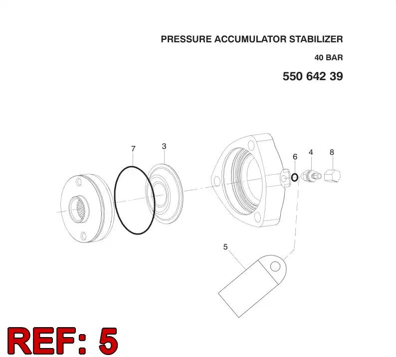15154858 151 548 58 PLATE - Sandvik Technical Drawing