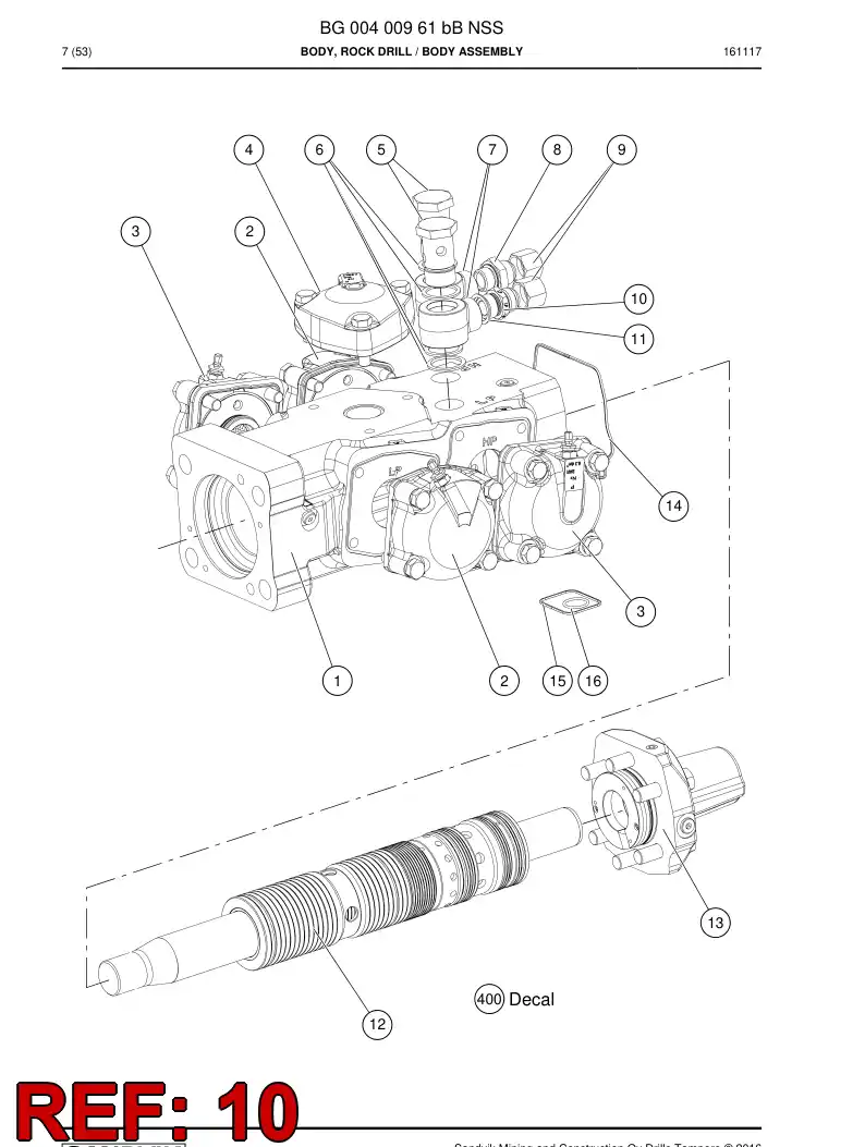 15185978a 151 859 78a ADAPTER - Sandvik Technical Drawing