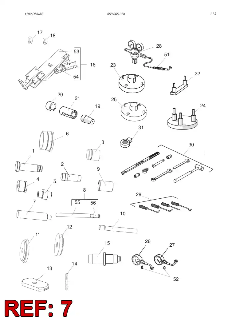 15186608 151 866 08 EXTENSION ROD - Sandvik Technical Drawing