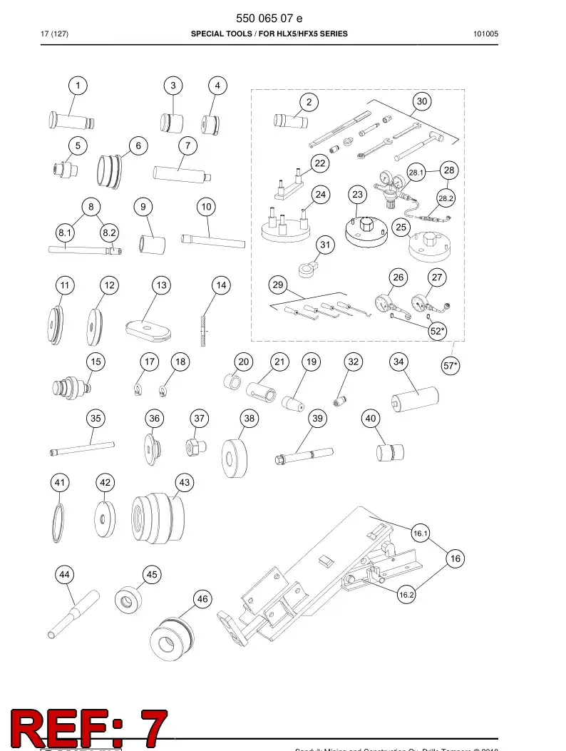 15186608a 151 866 08a Arm - Sandvik Technical Drawing