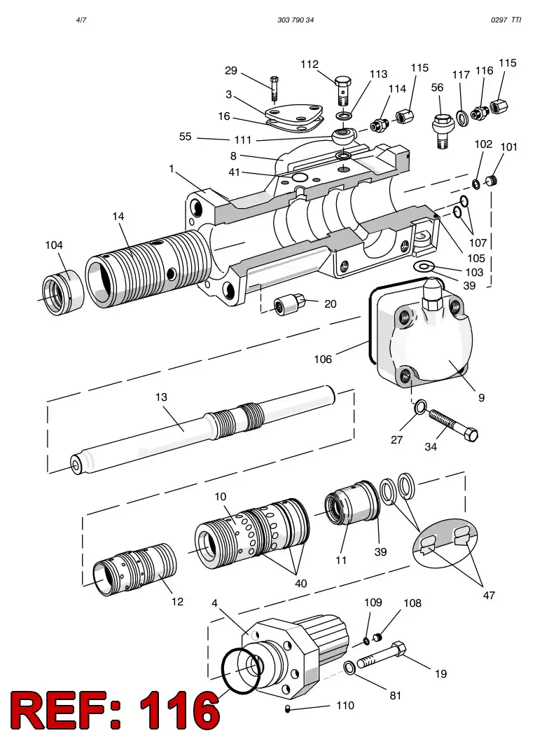 15194208 151 942 08 ADAPTER , D 8 MM - Sandvik Technical Drawing