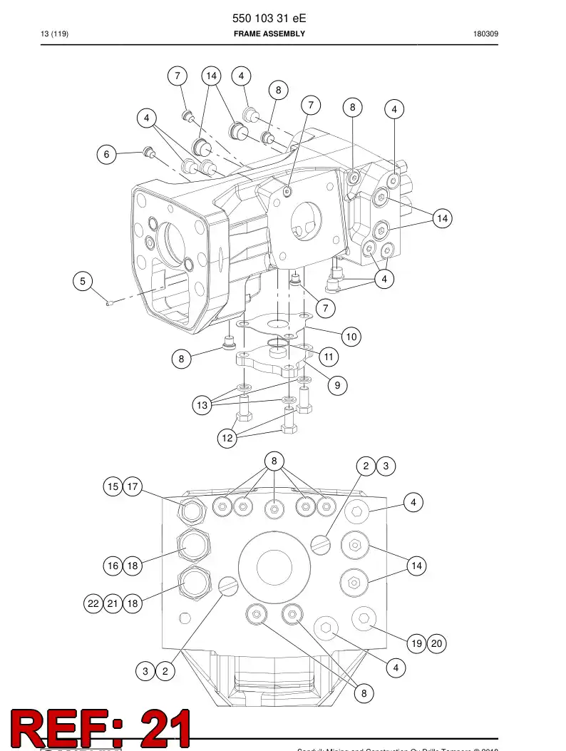 15194208b 151 942 08b ORIFCIO, ROSQUEADO - Sandvik Technical Drawing