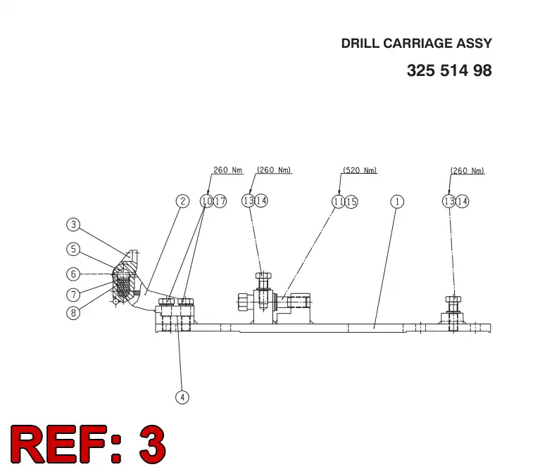 15194868 151 948 68 RETAINER - Sandvik Technical Drawing
