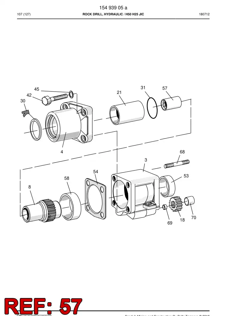 15198648d 151 986 48d Seal - Sandvik Technical Drawing