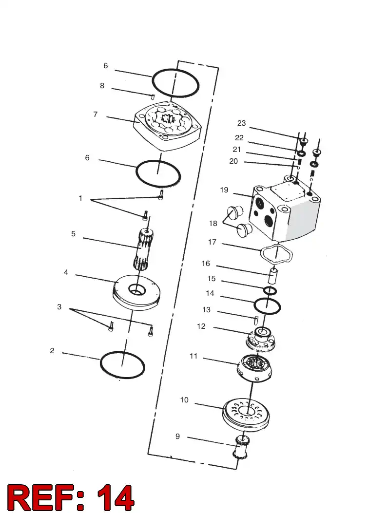 15205838 152 058 38 PUNCH - Sandvik Technical Drawing