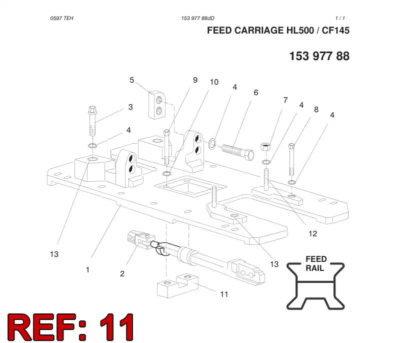 15230878 152 308 78 COVER - Sandvik Technical Drawing