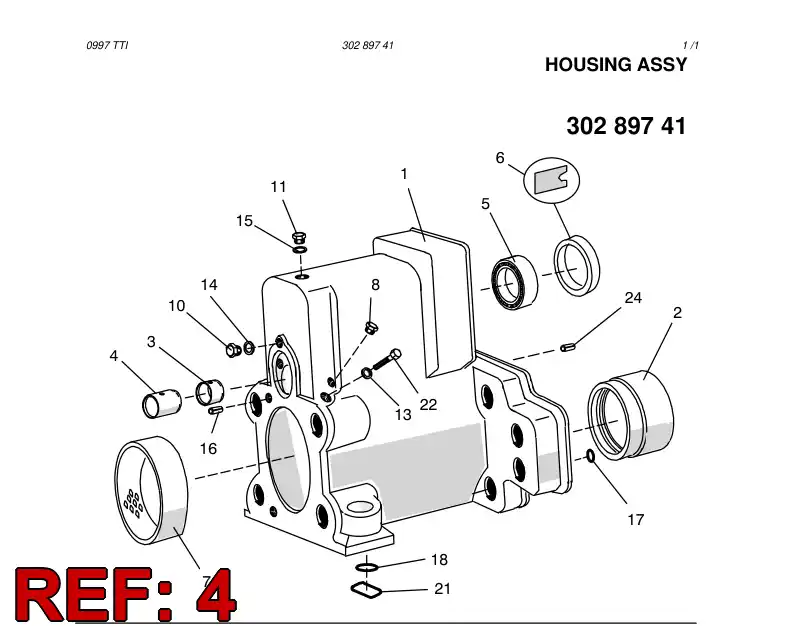 15252288 152 522 88 BUSHING - Sandvik Technical Drawing
