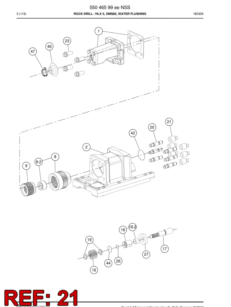 15252568b 152 525 68b CAP NUT - Sandvik Technical Drawing