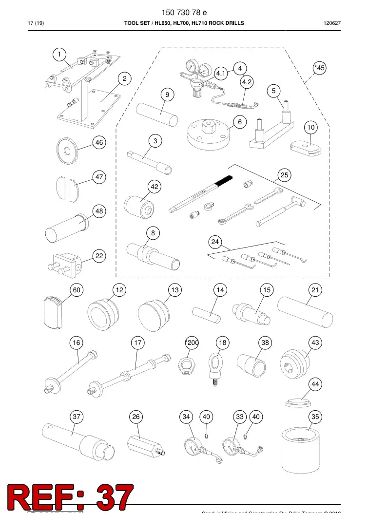 15258368a 152 583 68a PUNZN - Sandvik Technical Drawing