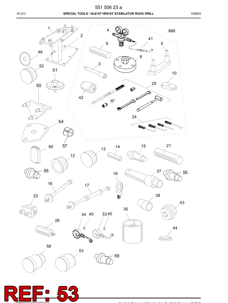 15258928a 152 589 28a Punch - Sandvik Technical Drawing