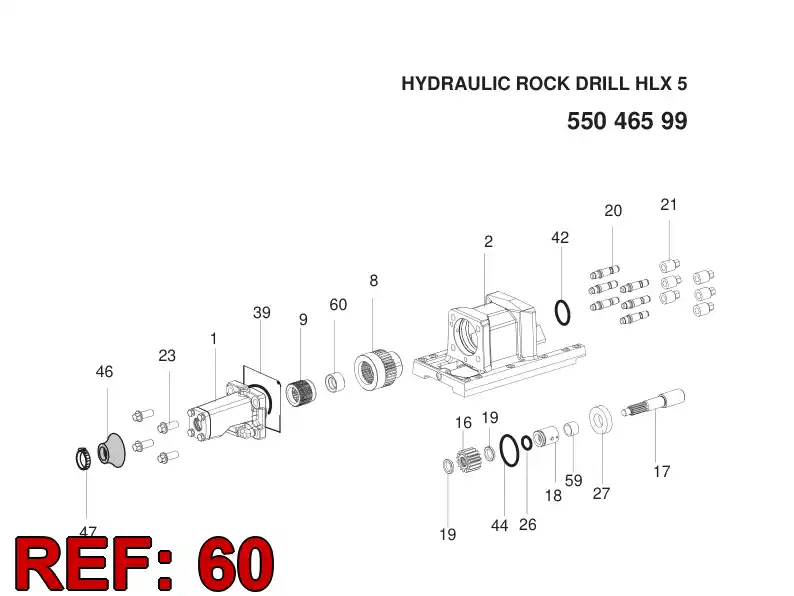 15272368 152 723 68 CHUCK - Sandvik Technical Drawing
