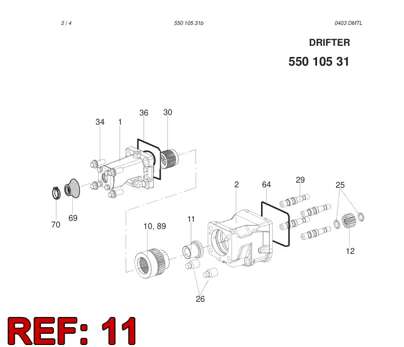 15274008 152 740 08 DRILL SLEEVE - Sandvik Technical Drawing
