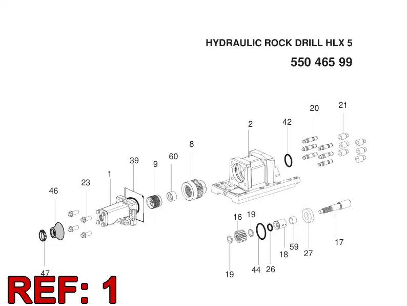 15274948 152 749 48 FLUSHING DEVICE ASSEMBLY - Sandvik Technical Drawing