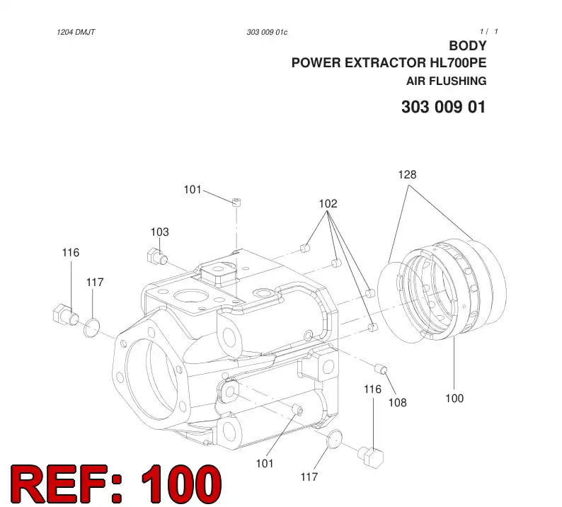 15276018 152 760 18 BUSHING - Sandvik Technical Drawing