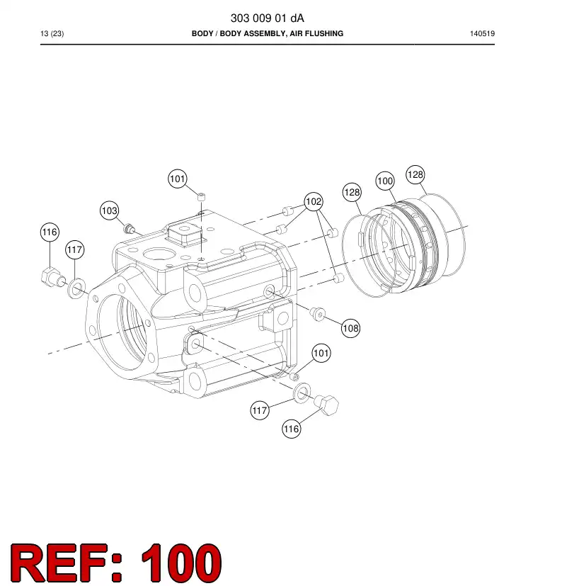 15276018c 152 760 18c BUSHING - Sandvik Technical Drawing