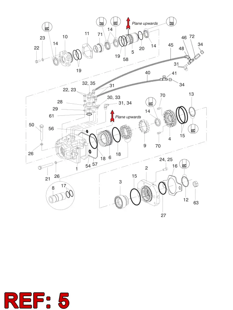 15276308 152 763 08 SEAL HOUSING - Sandvik Technical Drawing