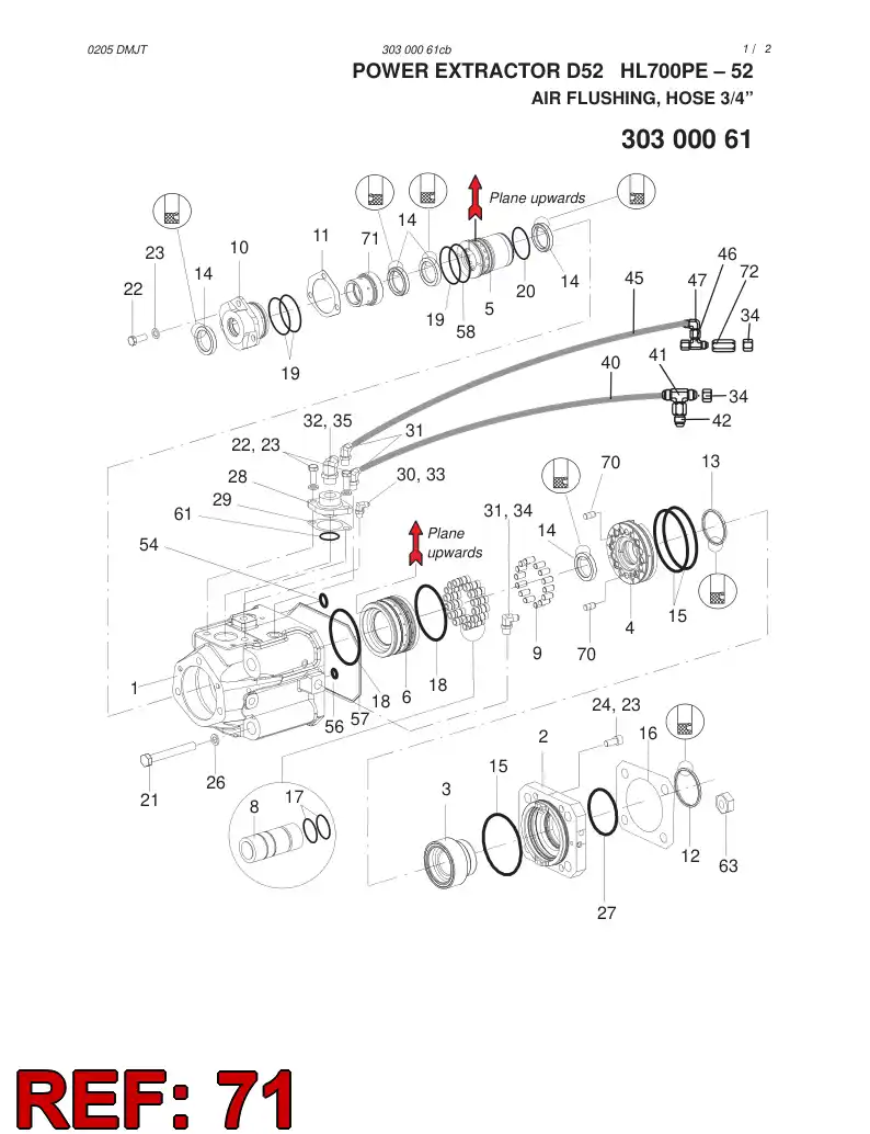 15276688 152 766 88 BUSHING - Sandvik Technical Drawing