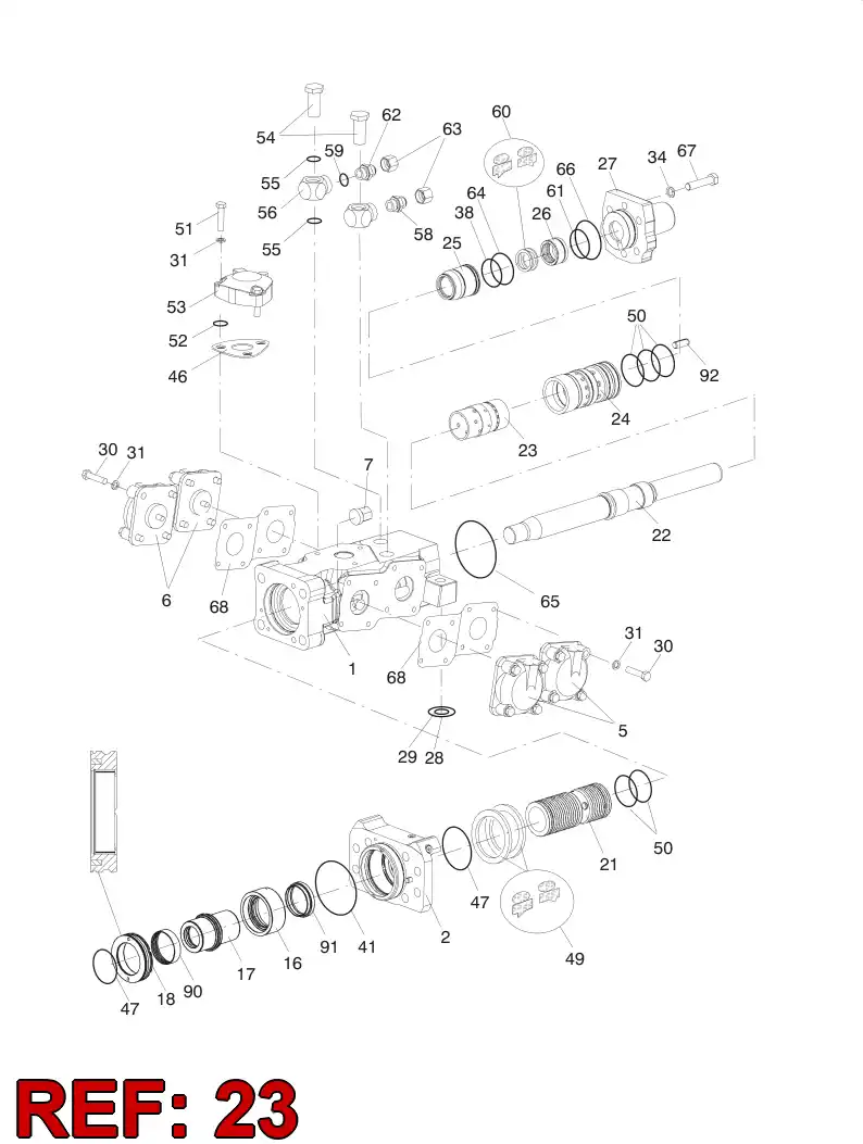 15360328 153 603 28 DISTRIBUTOR - Sandvik Technical Drawing