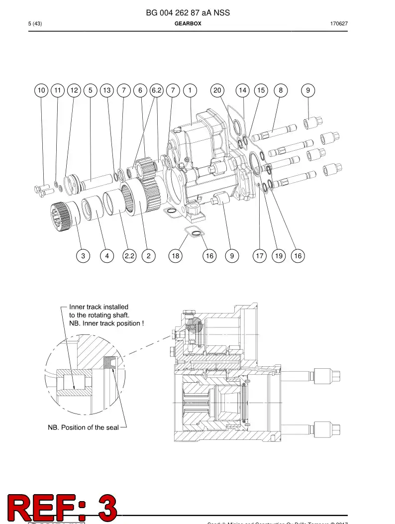 15411568d 154 115 68d ELEMENTO DE ACOPLAMIENTO - Sandvik Technical Drawing