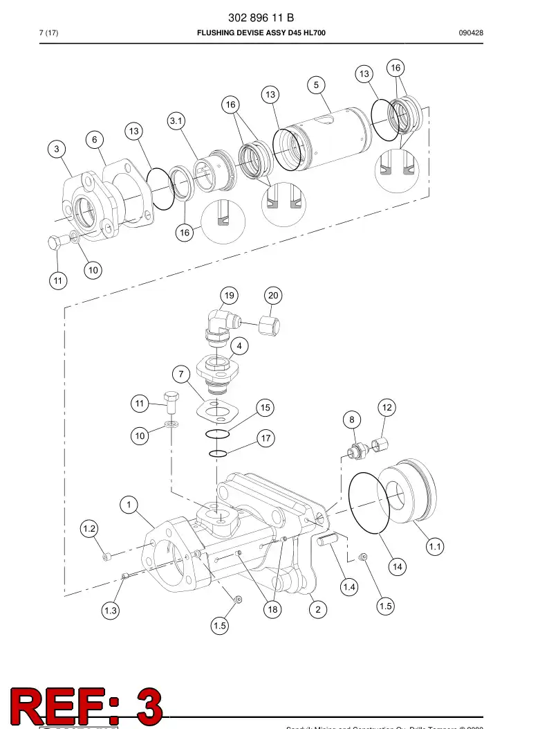 15412038a 154 120 38a COVER - Sandvik Technical Drawing