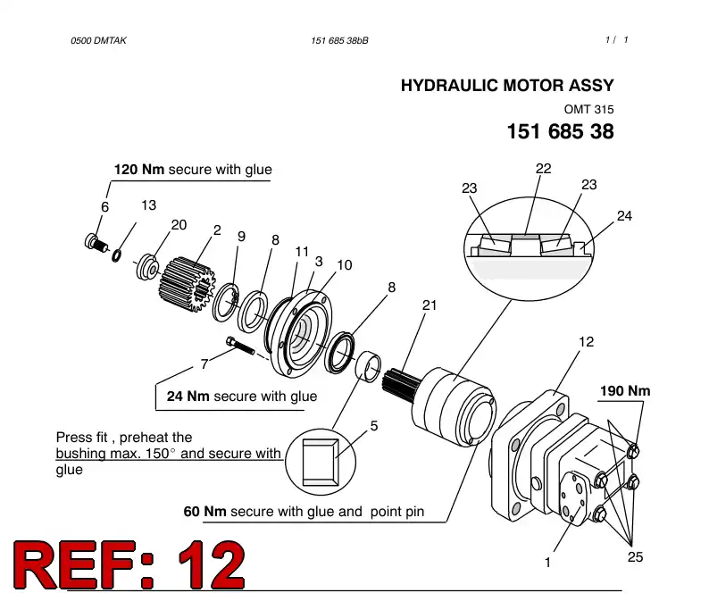 15455228 154 552 28 HOUSING - Sandvik Technical Drawing