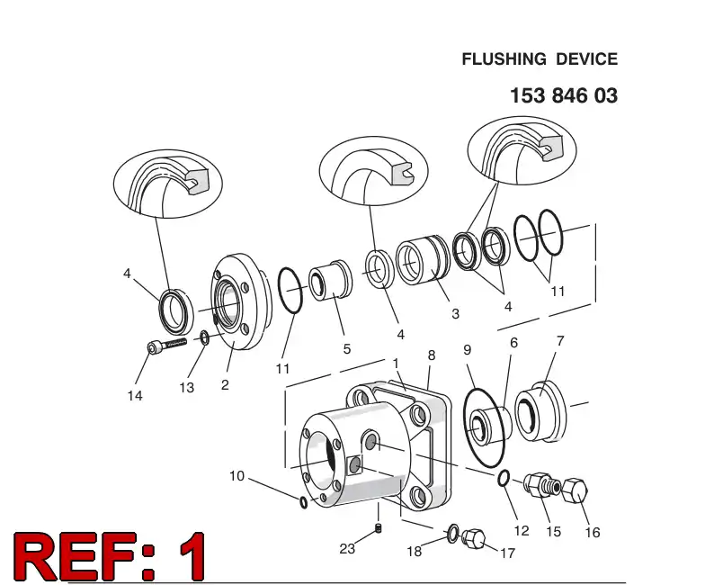 15469728 154 697 28 BODY - Sandvik Technical Drawing