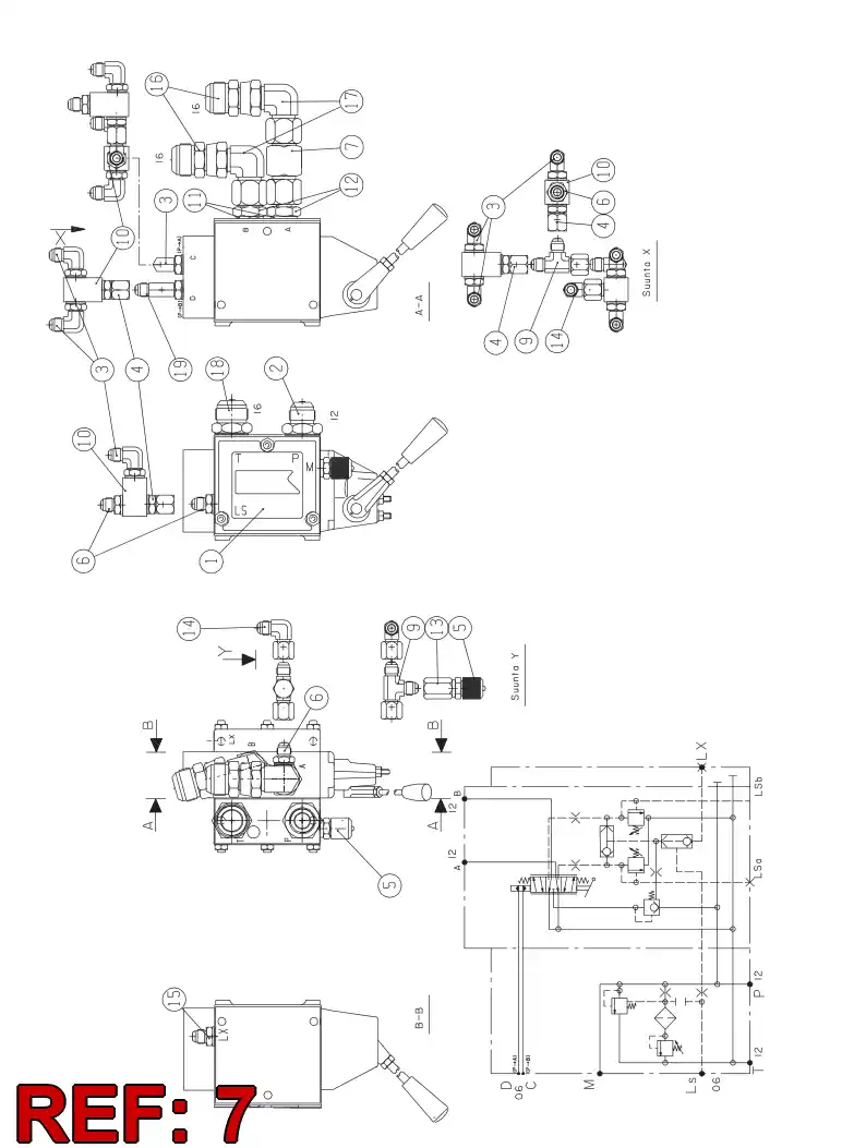 15522078 155 220 78 ADAPTER ASSY - Sandvik Technical Drawing