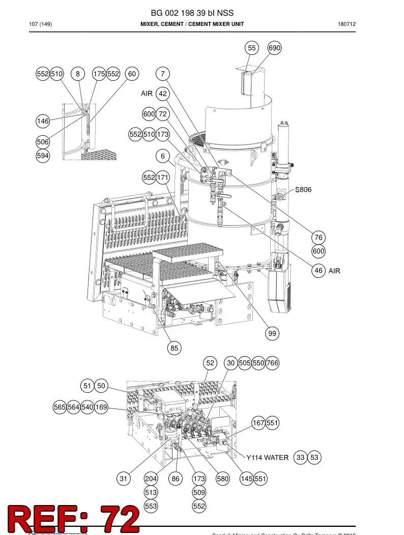 15610038a 156 100 38a SINAL - Sandvik Technical Drawing