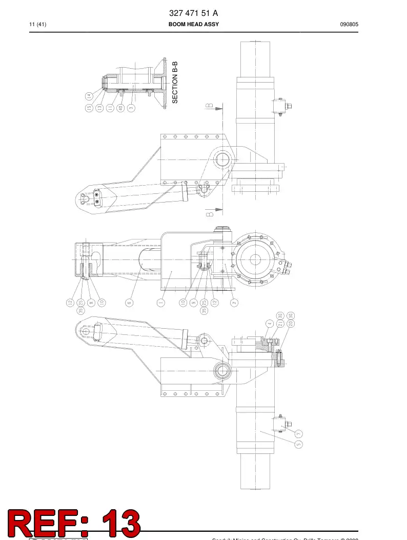 15634438 156 344 38 WASHER - Sandvik Technical Drawing