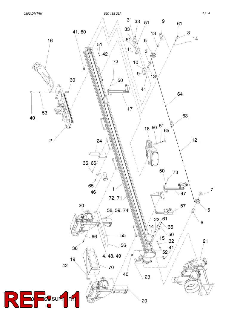15682178 156 821 78 PLATE - Sandvik Technical Drawing