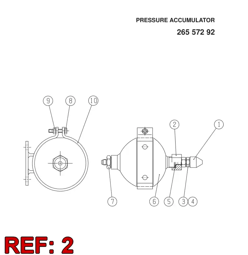 15695948 156 959 48 Reducing piece - Sandvik Technical Drawing