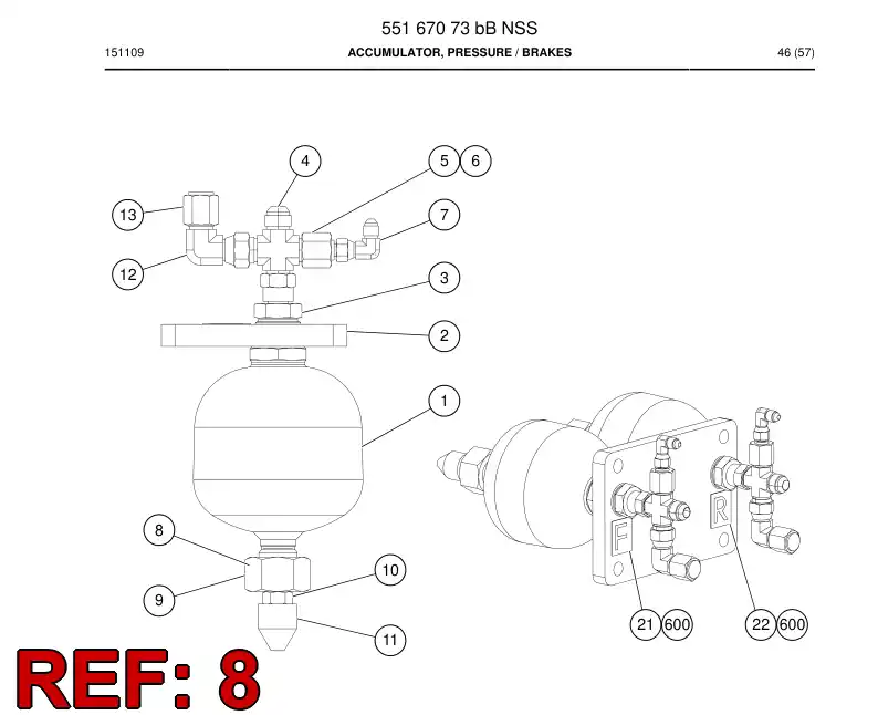15695948b 156 959 48b Piece, Fastening - Sandvik Technical Drawing