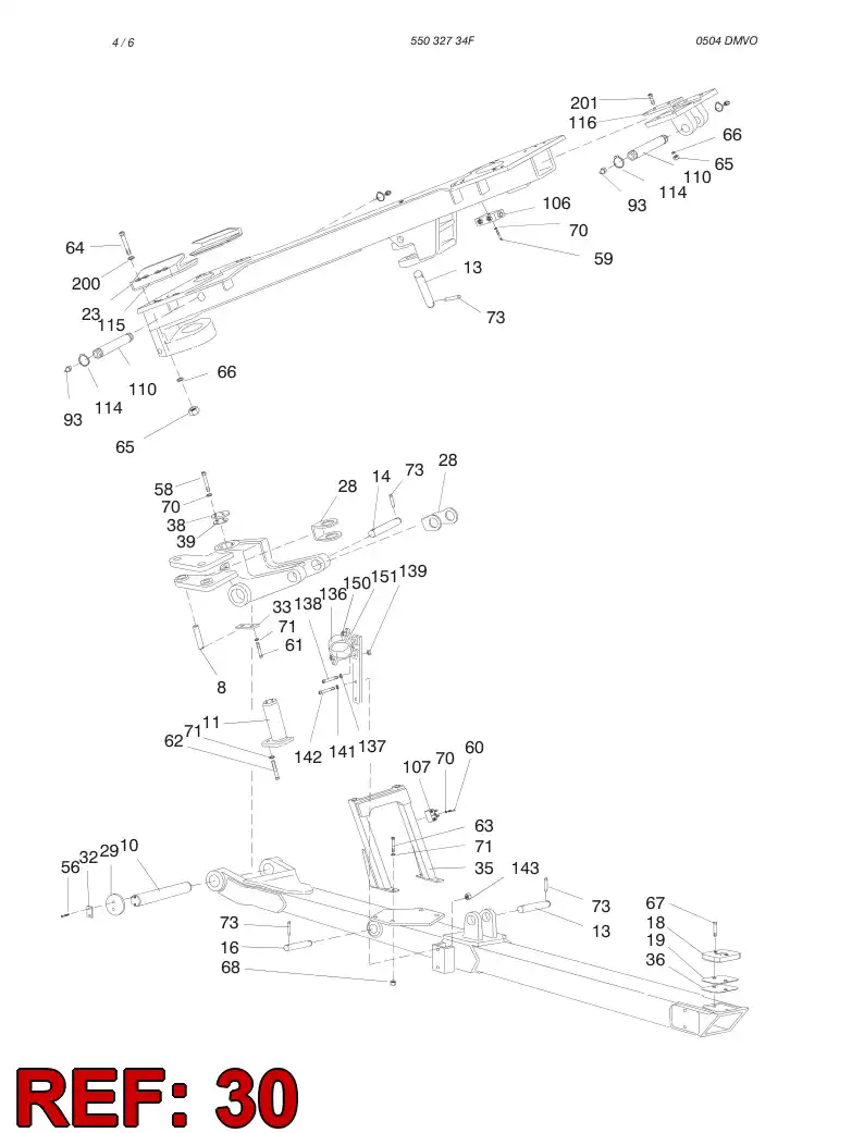 15696828 156 968 28 LOCKING PLATE - Sandvik Technical Drawing