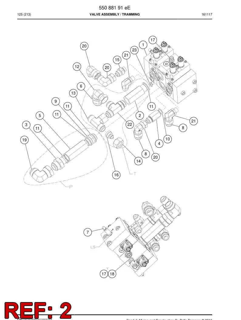 15766298b 157 662 98b STAIGHT COUPLING - Sandvik Technical Drawing