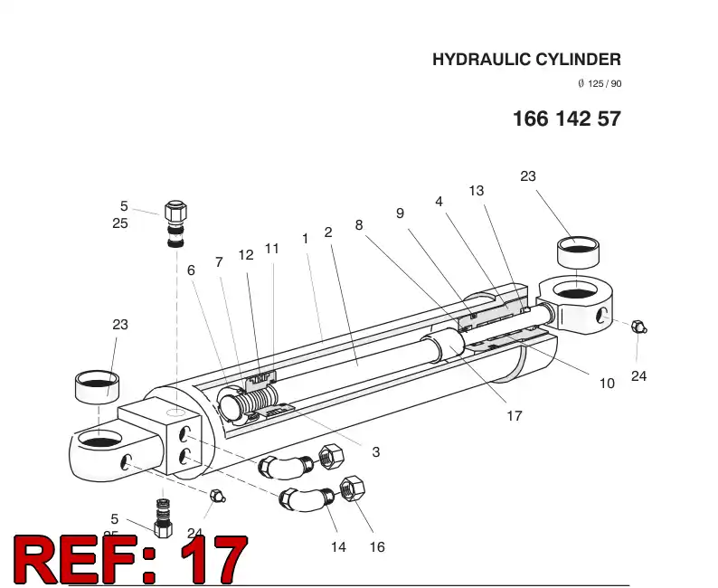 15869768 158 697 68 SLEEVE - Sandvik Technical Drawing