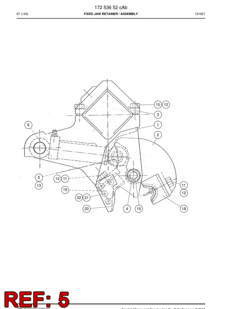 15904488 159 044 88 SHAFT - Sandvik Technical Drawing