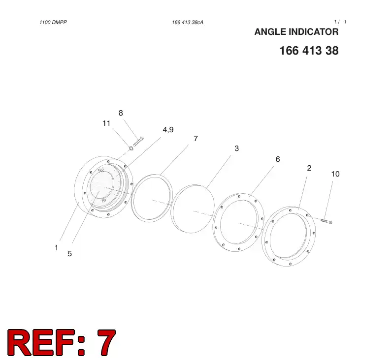 15905088 159 050 88 SEAL - Sandvik Technical Drawing