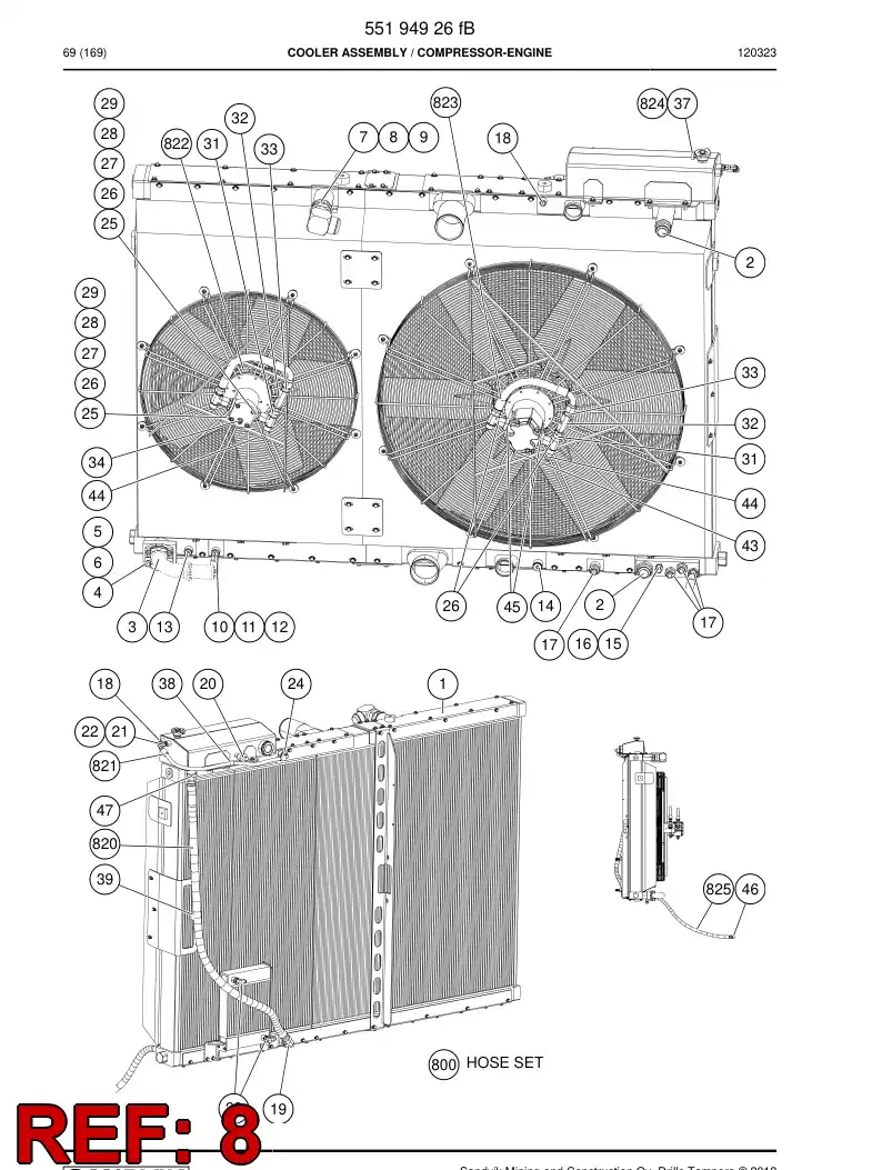 15948838 159 488 38 ADAPTER - Sandvik Technical Drawing