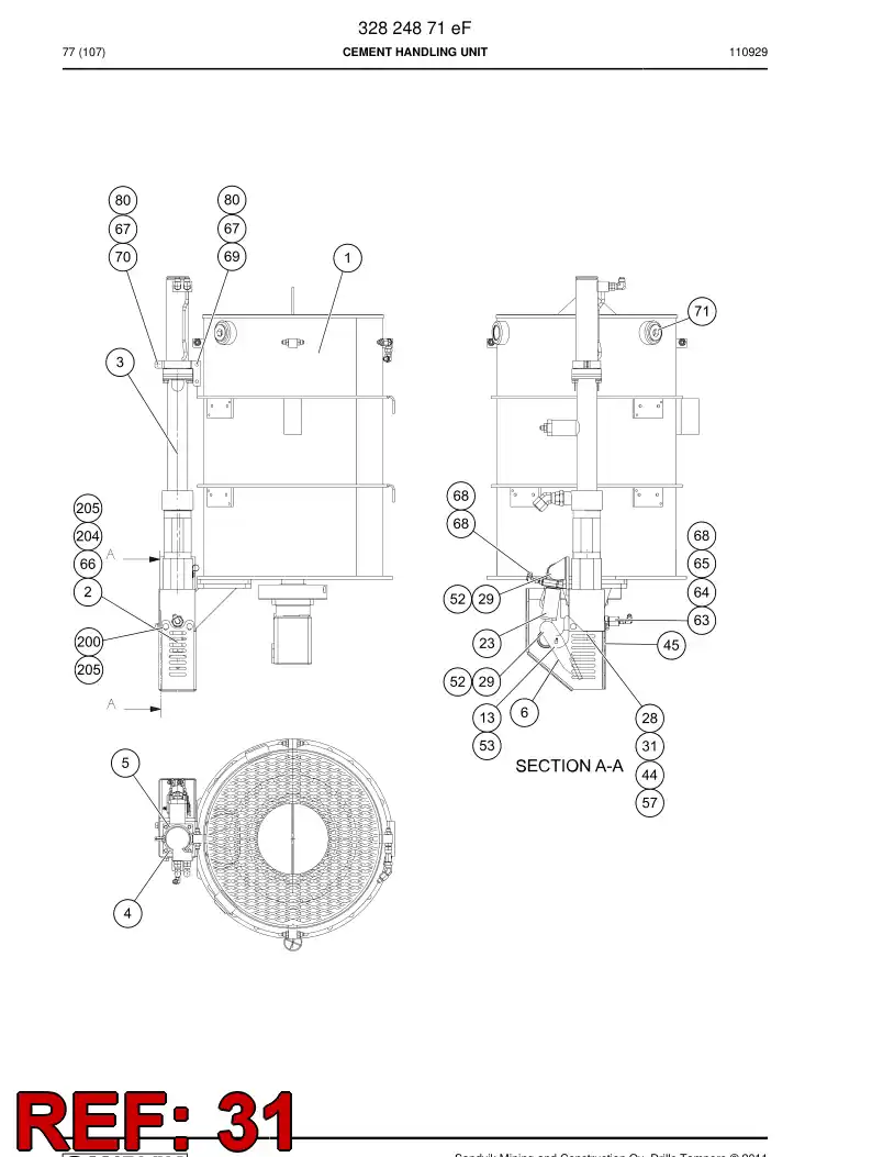 15999198 159 991 98 SHIM - Sandvik Technical Drawing